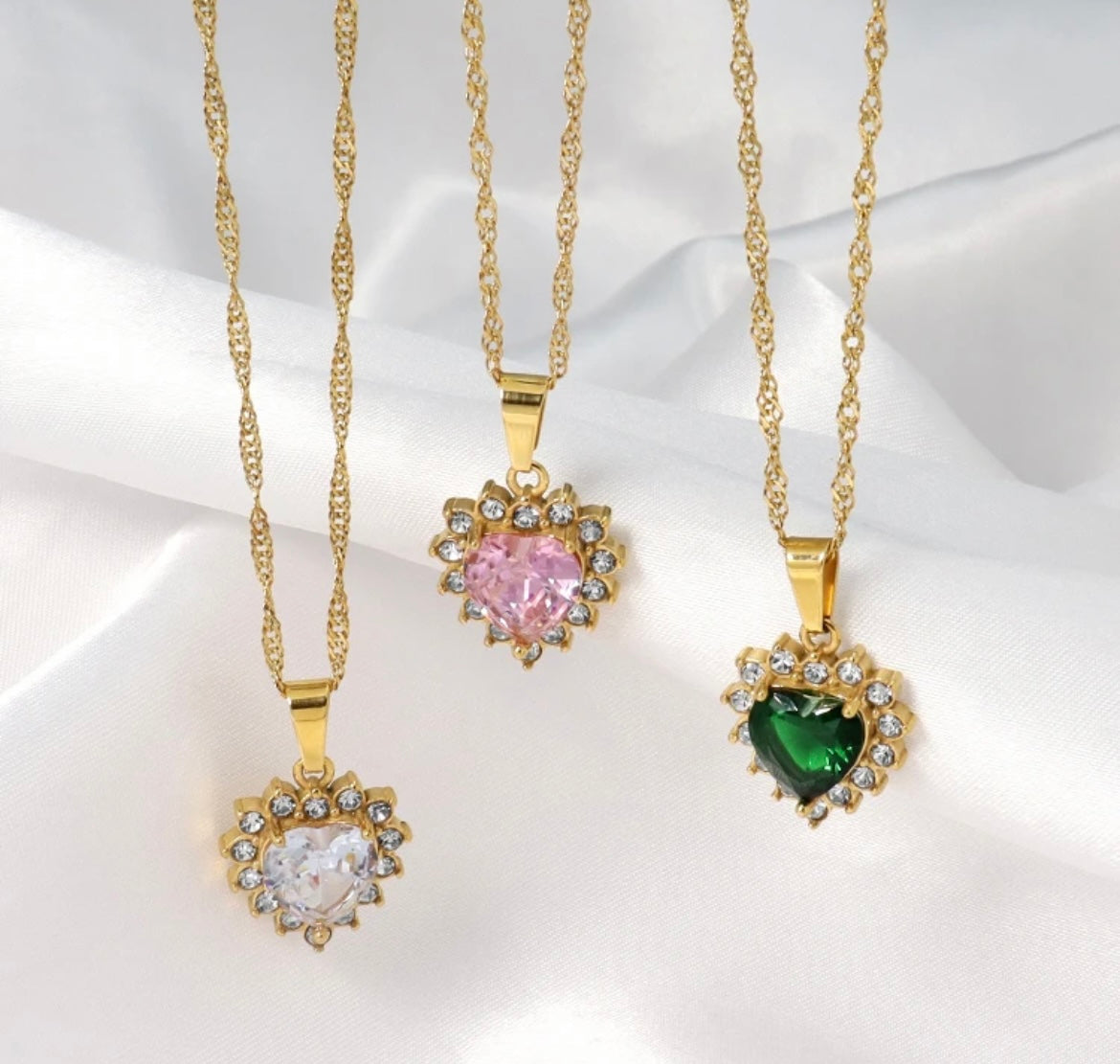 Heart and Stone necklace