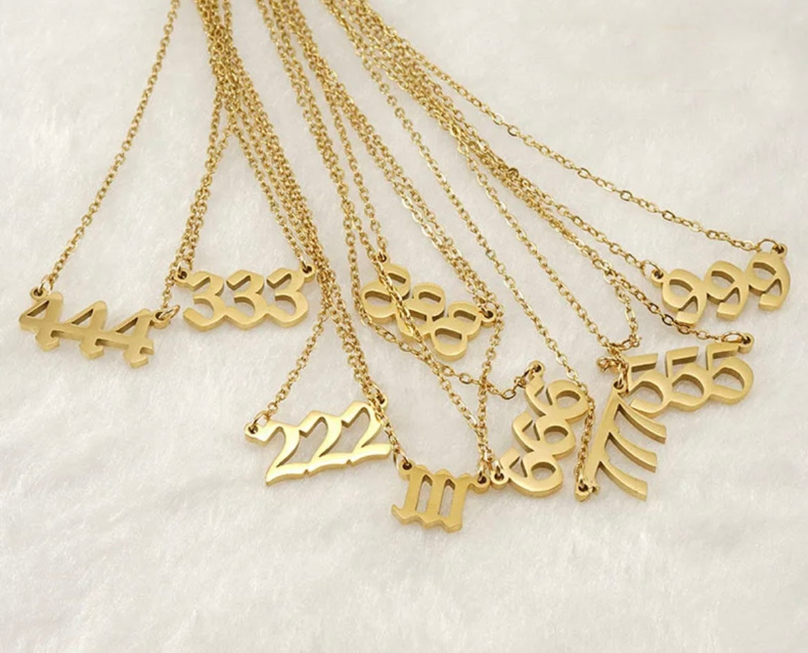 Angel Numbers Necklace