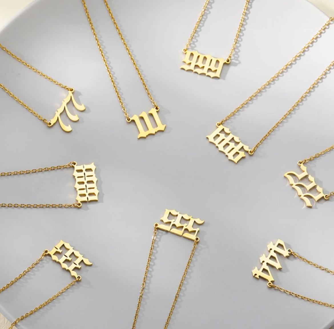 Angel Numbers Necklace